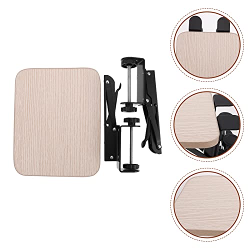 Alipis Regalhalterungen deckenklammern Ergonomie Schreib- Extender- Tablett Punch- Freie Klammer auf Faltbare - Schubladenfach Halterung Armlehne Unterstützt Schreib Zubeh?r Pc Zubehör – Bild 8