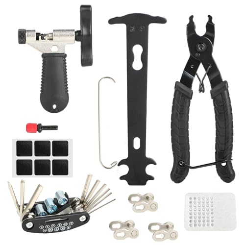 Windfromort Juego Tronchacadenas Bicicleta 12 Piezas – Tronchacadenas y Alicate de Cadena, Herramientas Robustas y Versátiles para Reparación y Mantenimiento de Cadenas de 6 a 12 Velocidades