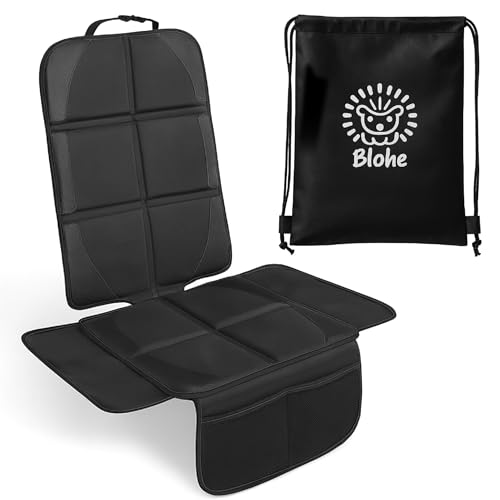 Blohe Protector Asiento Coche Silla Bebe Oxford 600D Impermeable y Antideslizante – Protege tapicería sin Marcas ni derrames – para Viajes Diarios y trayectos Largos – Familias con bebés y Mascotas