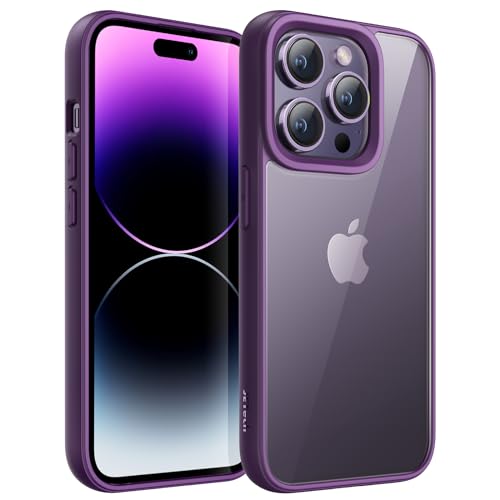 JETech Cover iPhone 14 Pro Antiurto Viola Scuro