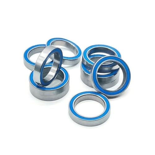 Roulement 6702RS 15x21x4mm : lot de 10 roulements à billes ABEC-7 étanches