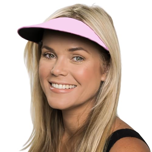 Image of No Headache Sun Visor for Women | Stylish, Lightweight Golf & Tennis Hat | UV Protection for Outdoor Sports & Travel