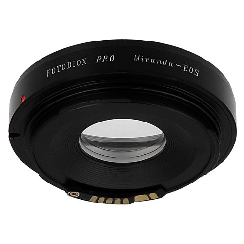Image of Fotodiox Pro Lens Mount Adapter Compatible with Miranda (MIR) SLR Lens to Canon EOS (EF, EF-S) Mount D /SLR Camera Body - with Gen10 Focus Confirmation Chip