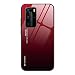 Produktbild BOWFU Hülle für Xiaomi Mi 10T Pro, Ultra Dünne, Farbverlauf-Glas Back Cover Silikon TPU Rand Telefonhülle Stoßfeste Anti-Kratz Handyhülle für Xiaomi Mi 10T Pro