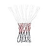 SM SunniMix Geflochtenes Seil Basketballnetz Ersatz 12 Schlaufen Basketballkorb Basketball Rim Heavy Duty für Unisex Basketball Supplies Sport