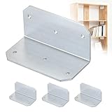 YogePote Soporte en L galvanizado de 2 x 4 pulgadas, mesa