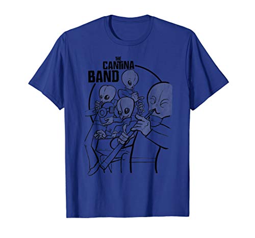 Star Wars Cantina Band Figrin D'an t-shirt coton homme geek noir