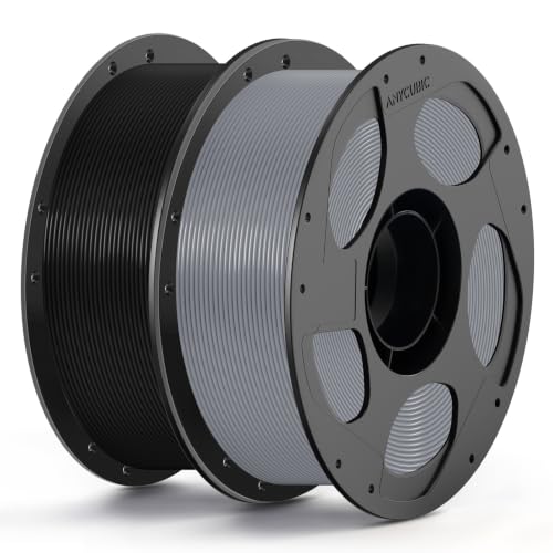 Image of ANYCUBIC ASA Filament 1.75mm Bundle, 2KG Spool, Black+Grey