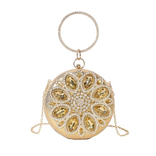 Sac à bandoulière scintillant aux finitions métalliques haut de gamme