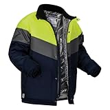 Ergodyne N-Ferno 6464 Insulated Freezer Jacket with AmpliFire Heat Reflective Lining, Cold Storage Work Gear, Rated to -60 Degrees Fahrenheit