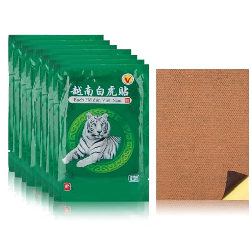 40 cerotti antidolorifici, cerotti al balsamo di tigre bianca cerotti antidolorifici, impacco termico per sollievo dal dolore al ginocchio e alle articolazioni e rilassamento muscolare