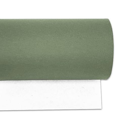 KORA projects - Tela para encuadernar de 35 x 70 cm. Clásica (Verde Laurel)