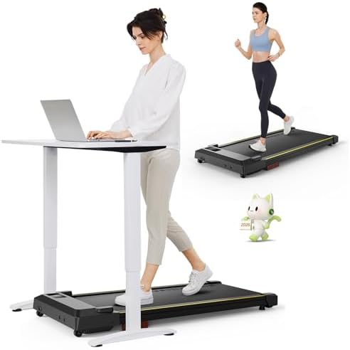 Best Walking Pads Worth Buying for Home and Office 2 UREVO Walking Pad with APP, 2.5HP Portable Under Desk Treadmill, 3 in 1 Compact Treadmill with Remote Control for Home and Office