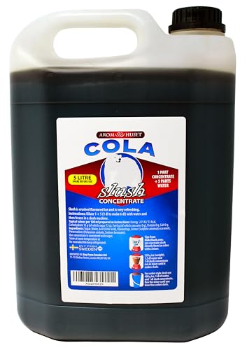 Aromhuset Cola Slush Concentrate 5 Litres - For Slush Machines, Blender Mix, Ice Lolly, Yogurt & Candy