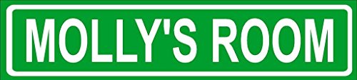 Molly Room Green Aluminum Street Sign 4