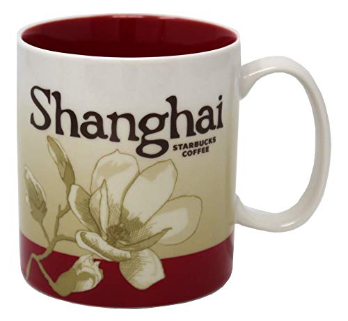 Taza cerámica Starbucks Global Icon Shanghai 16 Oz miniatura 1