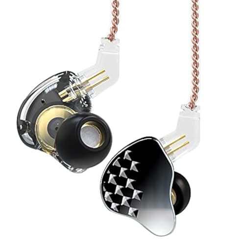 KBear Robin Hybrid In-Ear Kopfhörer – 4BA+1DD, Mit Mikrofon | HiFi-Sound, Blau, 10 Stück Set