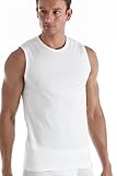 Schiesser Herren Tank Top Unterhemd, Weiß (100-weiss), 7
