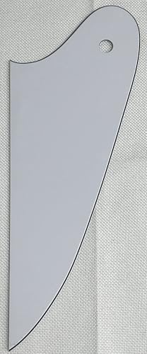 Golpeador de guitarra Gibson Firebird sin agujeros de tornillo (3 capas, blanco)