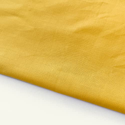 Image of Cotton Fabric DIY Making Supplies Quilting Patchwork Fabric Fat Quarter Bundles DIY for Quilting Cotton Patchwork Cushions (Yellow Flower, 20 inch x 20 inch)