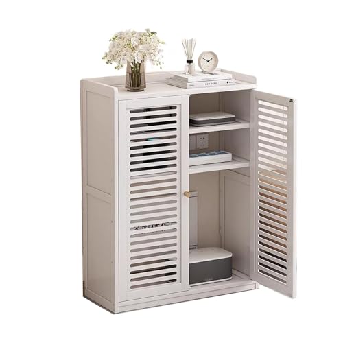 ルーター 収納 Wi-fi 隠す ルーター収納ボックス ルーターカバー ホームメディア収納キャビネット WiFiルーター隠しボックス 家庭やオフィス用(White)