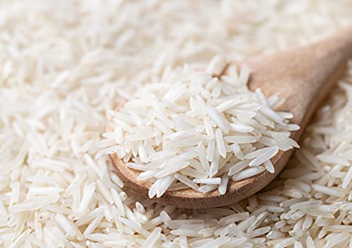 Long Grain White Rice, 1 Pound — Raw, Vegan, Kosher, Bulk. Easy To Cook. Stays Separate And Fluffy. Rich In Iron And Low In Fat. Great As Side Dish. Perfect For Stuffing, Pilafs, And Salads #TOP5