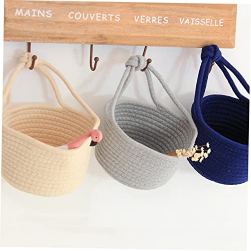 Toyvian 3 Pecas Cesta De Armazenamento De Artigos Diversos Vasos De Flores Pendurados No Interior Ce