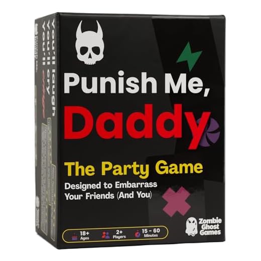 Punish Me, Daddy Card Game - Card Games for Adults - Embarrassing Party Adult Game - Funniest Party Game for Adults - Great College, Bachelor or Bachelorette Game - Fun Adult Party Game