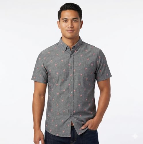 Image of Molokai Surf Button Down Slim Fit Hawaiian Short Sleeve Shirts