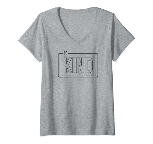 Donna Magliette NiMo Be Kind: Be Kind Graphic Maglietta con Collo a V