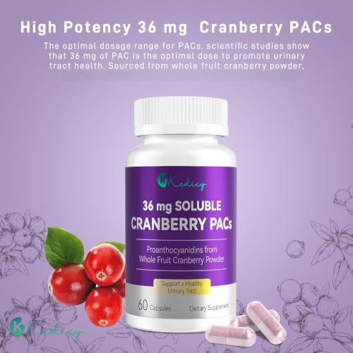 Kedicy Cranberry Pills with Whole Fruit Powder