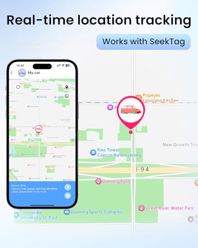 Image of Real Time Location GPS Tracker Device for Car and Vehicles | No Subscription, No Monthly Fee, for Android and iPhone, Long Battery Life, Mini Hidden Magnetic, Tracking Kids Elderly Pet