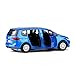 yitao Modello d'auto Modello in Miniatura di Auto Giocattolo in Scala 1:32 Touran Multiuso in Lega di Metallo Modello in Miniatura con Modello di Luce Sonora per Auto per Bambini