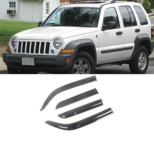 Parasole Auto Deflettore per finestrino laterale auto per Jeep 2002-2007 Tendine Parasole