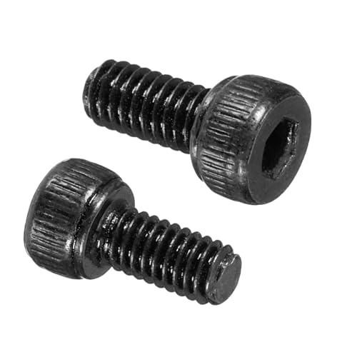Image of PATIKIL 50 Pcs M4 x 8 mm Hex Socket Head Cap Screws Bolts, 12.9 Grade Carbon Steel Socket Drive Screws, Black Oxide, Full Threads