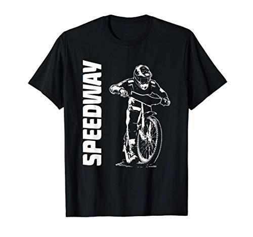 Speedway Bahnsport Motorradrennen T-Shirt Cover