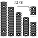 Bontok Single Picatinny Polymer Accessory Rail Set for 3 5 7 9 11 13 Slots with 13 T-Nuts & Screws, 6 Allen Wrench- Rounded Corner-Polymer