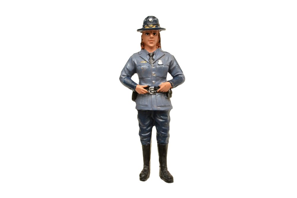 Figurine State Trooper Sharon 1:24 American Diorama, finition haut de gamme peinte main