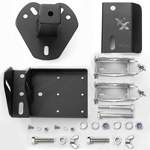 Suporte Hi-lift, Enxada, Pá ou Machado - Estepe Jeep-Aço-Preto