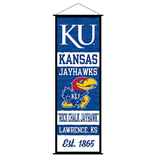 Kansas KU Jayhawks Banner and Scroll Sign
