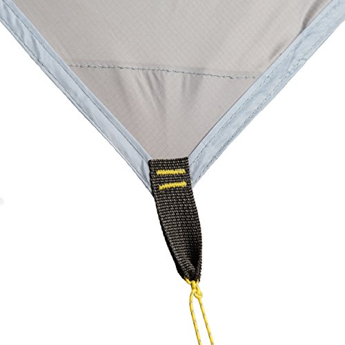 Sanctuary SilTarp - Ultralight and Waterproof Ripstop Silnylon Rain Shelter Tarp, Guy Line and Stake Kit - Perfect for Hammocks, Camping and Backpacking (10 feet by 10 feet - Square Cut)