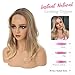 PANEWAY Hair Topper 18 Inch Body Wavy Hair Toppers for Women Natural Coverage Lightweight Comfortable Design, Adds Volume, Seamless Natural Blend - Brown Blonde with Dark Root, 18 Inch