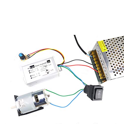 tatoko DC Motor Speed Controller, Brush Motor Driver Controls Module DC 9V-60V 12V 24V 36V 48V 60V Motor Pulse Width Modulator Regulator 20A 1200W PWM Monitor Dimmer Governor - Thumbnail 4