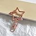 NUEAYMS Elegant Keychain, 10PCS Star Shape Keychains Unique Figure 8 Designs Alloy Texture Suitable for Fashion Enthusiasts and Gift Lovers