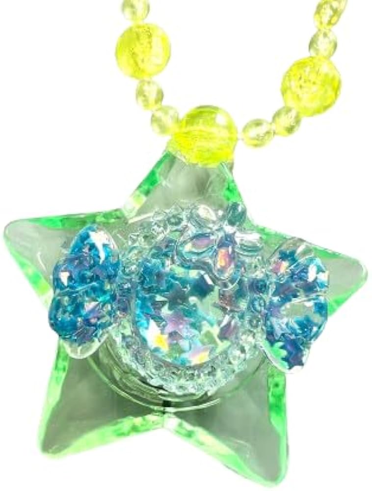 Amazon.co.jp: クリスタルネックレス 玩具 光る おもちゃ 縁日 祭り