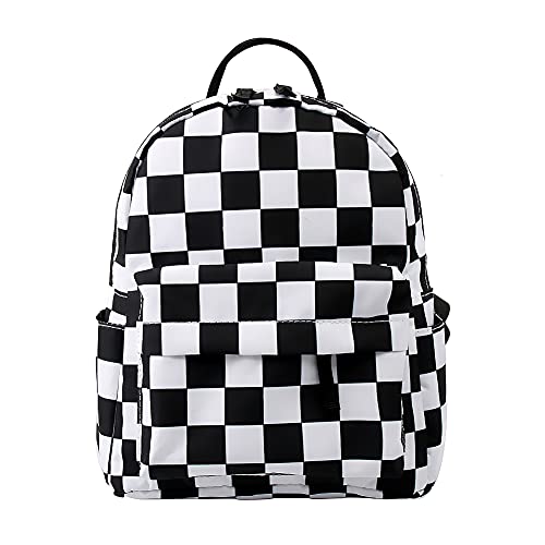 Deanfun Mini mochila para meninas, bolsa de impressão à prova d'água moderna, Xadrez, Mini Size, Mochilas Sling