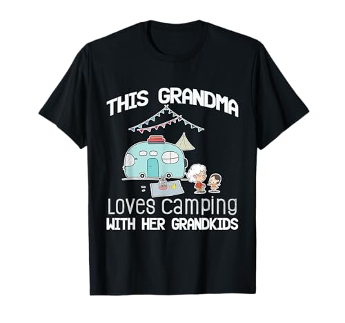 Camper This Grandma Loves Camping With Her Grandkids T-Shirt