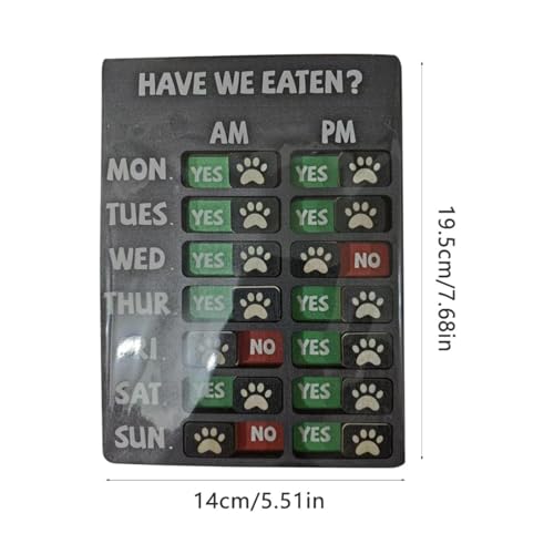 Recordatorio de comida para mascotas que evita descuidos en el tablón de madera para colgar 6