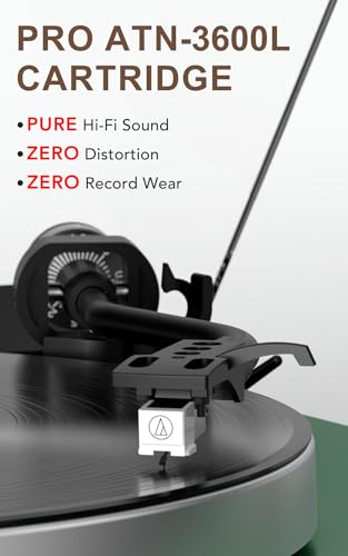 Image of Turntable Record Player with Built-in Speakers, Vinyl Record Player Support Bluetooth Playback Auto Stop 33&45 RPM Speed RCA Line Out AUX in All-in-one Belt-Drive Turntable for Vinyl Records