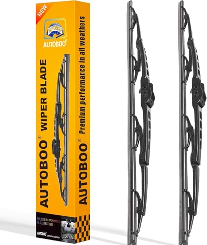 AUTOBOO 22"+22" Windshield Wipers Replacement for Chevrolet Chevy Silverado1500 2500 3500 HD 1999-2006 2019-2025 -Original Factory Quality Wiper Blades (Pack of 2)